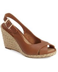 dune tan wedges